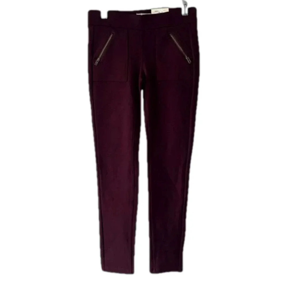 NWT girls size 8 ponte pants stretchy front zip pockets back to school